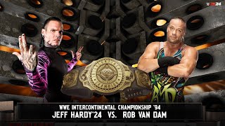 FULLLENGTH MATCH  Raw  RVD vs Jeff Hardy  Title vs Title Ladder Match [upl. by Adivad]