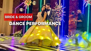 Best Bride and Groom Dance Performance  Apna Bana Le X Mere Liye Tum Kaafi Ho  WEDDING WALE [upl. by Enirehtacyram331]