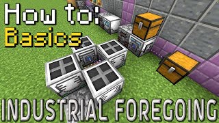 How to Industrial Foregoing  Basics Minecraft 1201 [upl. by Amethyst]