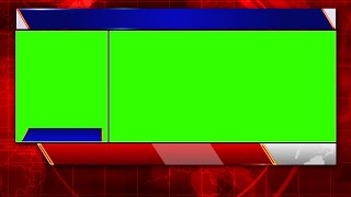 Broadcast Green Screen News Reporter Frames  Breaking News Green Screen [upl. by Crichton831]