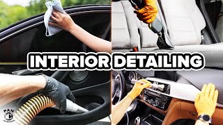 How To Clean A Car Interior From Top To Bottom [upl. by Nashom]