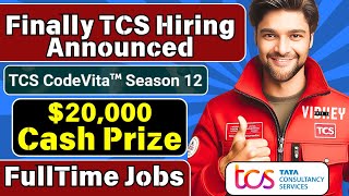 Finally TCS Codevita Hiring Announced  TCS Off Campus Hiring 2024  TCS CodeVita  No  Criteria [upl. by Fessuoy865]