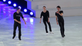 Intimissimi on Ice 2017  Stephane Lambiel  Warmup before the show 2 [upl. by Sesylu]