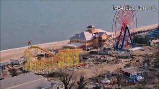 Cedar Point 2023 The Boardwalk Construction Time Lapse 8 192312223 [upl. by Il]