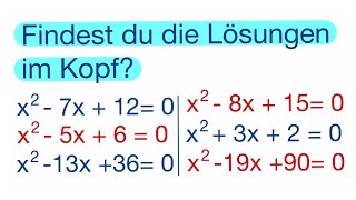 Findest du diese Lösungen im Kopf [upl. by Natsirk476]