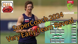 SuperCoach 2024  Very Early Team Reveal [upl. by Oicnedif]