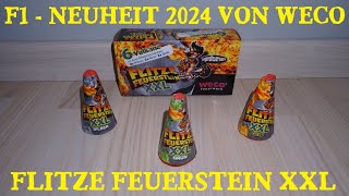 Weco Flitze Feuerstein XXL  F1NEUHEIT 2024 [upl. by Nosam244]