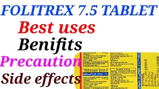 Folitrex 75 tablet best uses benifits precaution and side effects in hindi [upl. by Vories]