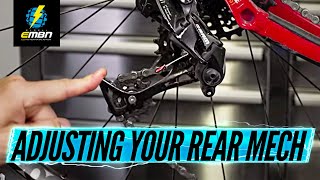 How To Adjust A Rear Derailleur  EMTB Maintenance Skills [upl. by Gesner]