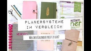 Planersysteme im Vergleich  TAG  Welcher Kalender passt zu Dir  deutsch  planenaufpapier [upl. by Deane]