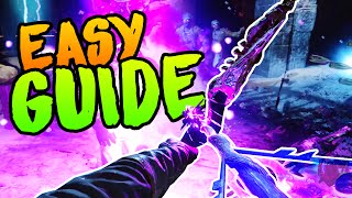 BEST VOID BOW UPGRADE GUIDE EASY Black Ops 3 Zombies Der Eisendrache Easter Egg Guide Purple Skull [upl. by Ordisi]