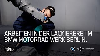 Arbeiten in der Lackiererei im BMW Motorrad Werk Berlin  BMW Group Careers [upl. by Sibelle]