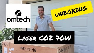 OMTech UNBOXING Laser CO2 70W Turbo series in 2024 [upl. by Yrogiarc179]