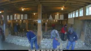 Dry Stone Wall One Day Indoor Workshop TIme Lapse [upl. by Anerda]