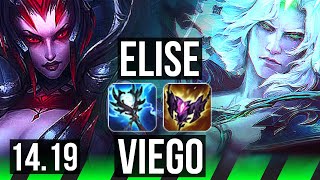 ELISE vs VIEGO JGL  1305 Rank 3 Elise Legendary  EUW Challenger  1419 [upl. by Rahmann809]