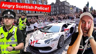 SCOTTISH POLICE ARE ANGRY WITH DDE LAMBORGHINI AND THREATEN… [upl. by Nauq369]