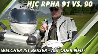 HJC RPHA 91 im Vergleich zu RPHA 90 Das ist der Helm den ich auf meiner Weltreise tragen werde [upl. by Anis484]