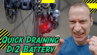 Troubleshooting Quick Draining Shimano Di2 Battery Mystery Solved [upl. by Nelleoj108]