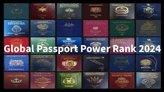 passport power rank in the world 2024 [upl. by Misak967]