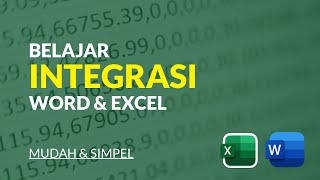 Integrasi Word dan Excel [upl. by Isidor]