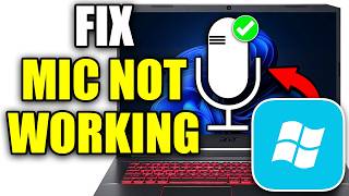 How To Fix Mic Not Working On PC  Easy Guide [upl. by Oaoj]