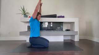 Rectus Abdominis Stretch  Seated Overhead Extension [upl. by Halli348]