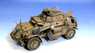 SdKfz 222  Leichter Panzerspähwagen Hobby Boss 135 Step by Step [upl. by Aiym]