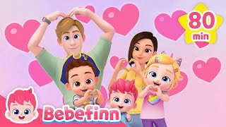 Ten Little Buses more songs compilation  Bebefinn Sing Along2  Nursery Rhymes amp Kids Songs [upl. by Arias]