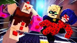 Minecraft LADYBUG e CAT NOIR contra GLACIATOR  MIRACULOUS LADYBUG [upl. by Oliana130]