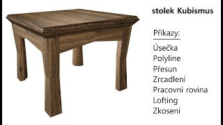 Příkaz Lofting  stolek Kubismus [upl. by Aremahs]