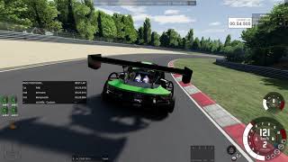 I Beat the Scintilla Record Around Nordschleife Again  BeamNG Drive Multiplayer [upl. by Anwahsad]