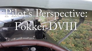 Pilots Perspective Fokker DVIII  Old Rhinebeck Aerodrome [upl. by Strep]