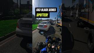 MERCEDES BENZ C63 BLACK SERIES MEETS CBR600F fypシ゚viral fyp c63 cbr [upl. by Aknaib289]