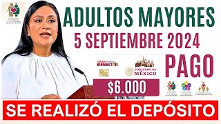 🔴SE REALIZÓ EL DEPÓSITO ADULTOS MAYORES PAGO PENSIÓN 65 Y MAS🔴 [upl. by Peder]