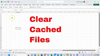 How to Clear Cached Files in Microsoft Excel and Adjust Cache Settings tutorial hotornaremafer [upl. by Malilliw]