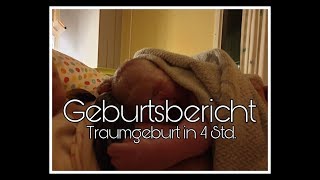 Mein Geburtsbericht  Traumgeburt ohne Schmerzmittel in 4 std  Mama mit 18 [upl. by Artinad]