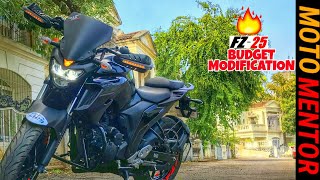 YAMAHA FZ 25 MODIFIED WITH SIMPLE MODIFICATION FOR BEST LOOK 2021 [upl. by Giuditta800]