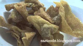 Thai deep fried pork dumpling [upl. by Thamos]