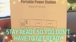 ALLPOWERS S300 Portable Solar Generator Kit amp Other Emergency Supplies unboxing walmart [upl. by Aileda820]