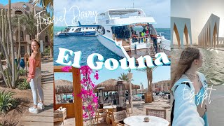 EL GOUNA im März Teil 1  Travel Diary Ägypten Vlog Tauchen Restaurants Downtown Hafen [upl. by Arba]