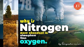 shorts Why Nitrogen is More Abundant than Oxygen in Atmosphere  Elementary Chemistry [upl. by Ihcalam92]