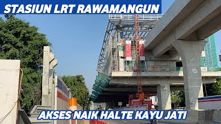 Update Pembangunan Jalur LRT Jakarta Fase 1B VelodromeManggarai Zona 1 1692024 [upl. by Alya]