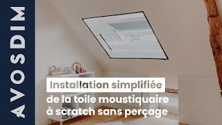 Comment installer une Moustiquaire sans perçage sur ma fenêtre de toit [upl. by Bouzoun321]