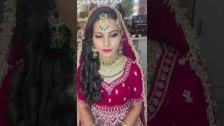 Stunning Bridal Makeup Transformation  Before amp After Lookdreamyeyesacademy shortvideo [upl. by Kingston630]