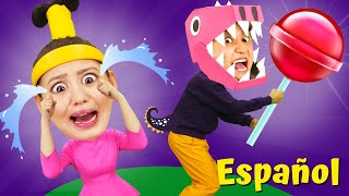 Dino Dino Dame mi piruleta😭 🍭  Más Babanana Canciones Infantiles [upl. by Henrik]