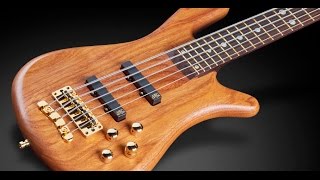 Warwick Custom Shop  Masterbuilt  Streamer Stage 2 NT 5String Afzelia Body Natural Oil 163264 [upl. by Orsola298]