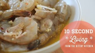 How to Marinate Shrimp  10 Second Living [upl. by Gilbertina998]