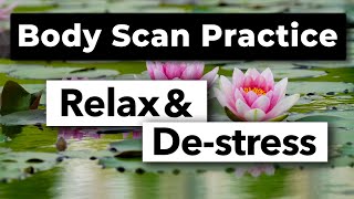 Body Scan Meditation to Relax and Destress [upl. by Arev675]