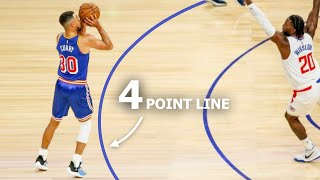 I Added A 4 Point Line To The NBA And This Is What Happened [upl. by Inaluiak]