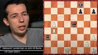 Principle of Two Weaknesses  Insane in the Endgame  GM Alex Lenderman [upl. by Ahsemat27]